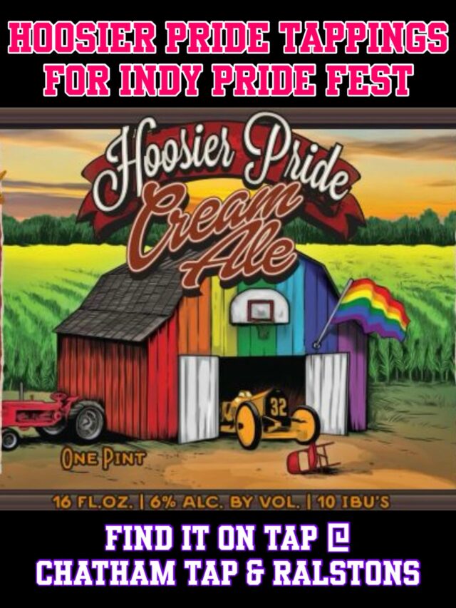 HAPPY PRIDE MONTH INDIANA!!! Whether you are downtown rooting for the Pacers or attending Pride Fest this weekend, stop by Chatham Tap or Ralstons on Mass Ave for a cold glass of Hoosier Pride Cream Ale. Happy Pride Fest & Go Pacers 🌈 🍻 ❤️ 🏀 

This Pre-Prohibition Style Cream Ale is like none other at 5% ABV and 15 IBUs, our Cream Ale has a wonderfully light and crisp taste for those hot summer days & nights. We achieve this with the use of only 6-Row Malt and Flaked Maize along with the finest noble hops. #hoosierpride #INbeer #DrinkLocal #creamale #GJBC #westfieldoriginal